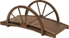 SUGIFT Gartenbrücke Tannenholz mit Rad-Handläufen, Produktbild-Vorschau 2