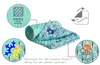 Babydecke für babys Baumwolle, 75x100, Wald mit minzer Produktbild-Vorschau 5