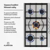 Klarstein Ignito 5 Zonen, plynová varná deska, 5 hořáků Náhled obrázku produktu 3