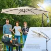 VOUNOT® Ampelschirm mit Schutzhülle, Sonnenschirm 300cm Produktbild-Vorschau 3