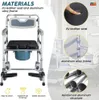 Multifunktionaler 5-in-1-WC-Sitz, fahrbares WC, Linomag®, Produktbild-Vorschau 3