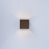 LED Wandleuchte, Up & Down, Holzoptik, wetterfest, L 10 cm Produktbild-Vorschau 3