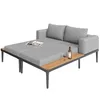 Merax Outdoor Patio Daybed, Lettino doppio con ripiani, Anteprima dell’immagine prodotto 7