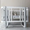 Veres Monaco Babybett / Gitterbett (120x60 cm) - Weiß Grau Produktbild-Vorschau 7