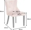 riess-ambiente Chesterfield Stuhl CASTLE DELUXE grau Samt Produktbild-Vorschau 7