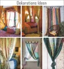 Boho Patchwork Vorhänge, 1 Paar Bohemia Gardine aus Produktbild-Vorschau 2