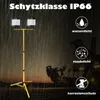 SWANEW LED Fluter mit Stativ Strahler Baustrahler IP66 Produktbild-Vorschau 6