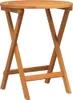 vidaXL Tavolo da giardino pieghevole naturale 60 x 60 x 72 Anteprima dell’immagine prodotto 1