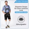 kurze Trachtenlederhose Toni Lederhosen mit Hosenträger, Produktbild-Vorschau 5