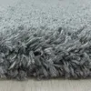 Teppich Wohnzimmer Hochflor Hellgrau 160x230 Rechteck Produktbild-Vorschau 4