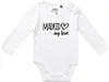 Huuraa Baby Body Madrid my love 80 White  Baumwolle Produktbild-Vorschau 1