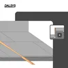 Diagram showing a shower drain profile with a gradient wedge. Produktbild-Vorschau