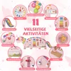 COSTWAY Montessori Busy Board, drewniana tablica motoryczna Podgląd zdjęcia produktu 5
