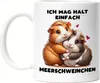 Ich mag halt einfach Meerschweinchen Tasse Weiß Produktbild-Vorschau 1