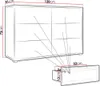 Commode avec tiroirs FILA – blanc Voir les images du produit 3