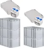SuperSparSet 5x Eurobox NextGen Economy mit Scharnierdeckel Produktbild-Vorschau 1