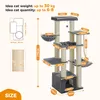 PAWZ Road Kratzbaum Grosse Katzen stabil mit 11cm Stämme, Produktbild-Vorschau 6