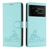 Leder Hülle für Realme GT5/Realme GT5 240W Süße Katze Flip Produktbild-Vorschau 2