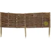 Weidenzaun 100x30cm Satz von 5 Stück. Weidenpalisade für Produktbild-Vorschau 3
