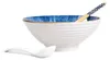 HOMLA SALADO Ramen-Set blau mit braunem Laufrad 21 cm Produktbild-Vorschau 1