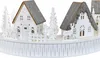Drewniana wioska 3 domki LED 14x40 cm Podgląd zdjęcia produktu 8