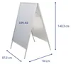 Tappo cliente MAUL MAULpublic formato ritratto A0 alluminio Anteprima dell’immagine prodotto 10