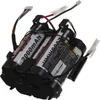 A close-up view of a battery pack with multiple cylindrical cells, wires, and connectors. Voir les images du produit