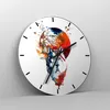 Wanduhr - Rund - Glasuhr - Tierwelt Pelz Abbildung Mond - Produktbild-Vorschau 4