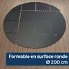 Arebos Whirlpool bodenmat Ø 200 cm, ronde EVA puzzelmat, Productafbeelding-voorbeeld 12