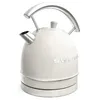 A cream-colored electric kettle with silver accents, shown on a white background. Produktbild-Vorschau