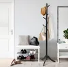 COSTWAY 175cm věšák s 8 háčky, výškově nastavitelný věšák Náhled obrázku produktu 2