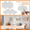 UISEBRT 12x Panneaux acoustiques 30x26cm Hexagon Blanc, Voir les images du produit 7