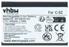 vhbw Akku Ersatz für BlackBerry C-S2, CS2, BAT-06860-009, Produktbild-Vorschau 5