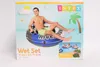 The image shows the retail packaging for an Intex River Run inflatable tube. Anteprima dell’immagine prodotto