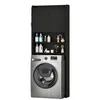 Fobyfurny Waschmaschinenschrank, Waschmaschinenregal, mit 2 Produktbild-Vorschau 1