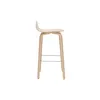 Miliboo - Skandinavischer Barhocker aus Eichenholz H68 cm Produktbild-Vorschau 5
