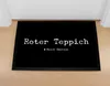 Fußmatte mit Spruch lustig roter Teppich Black Edition Produktbild-Vorschau 2