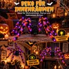 Halloween Spinne 125 cm, Riesenspinne mit lila LED, Produktbild-Vorschau 5