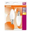 OSRAM 2 LED Birnen E14 matt Flamme 2,8 W entsprechend 25 W Produktbild-Vorschau 3