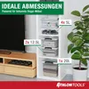 ATHLON TOOLS 4 x 80L Aufbewahrungsboxen mit Deckel - rot Produktbild-Vorschau 8