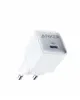 A white Anker 511 Nano III 30W charger with a silver top and a blue USB-C port, shown at an angle against a white background. Anteprima dell’immagine prodotto