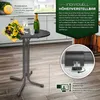 tillvex® Gastro Stehtisch klappbar Ø70cm anthrazit | Produktbild-Vorschau 4