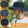 Sonnenhut mit breiter Krempe, UV-Schutz Kappe, Uni Produktbild-Vorschau 3