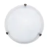Plafond verre 40 cm E27 2x60W verre blanc albâtre rond Voir les images du produit 3