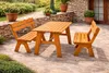 DEGAMO Gartengarnitur Sitzgruppe FREITAL 3-teilig 120cm, Produktbild-Vorschau 2