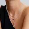 PANDORA Moments Clip-Charm Herzen, 925er Silber, Emaille Produktbild-Vorschau 8