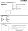 Uchwyt ścienny do monitorów TV 32-80" stały, ultrapłaski, Podgląd zdjęcia produktu 3