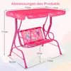 GOPLUS Hollywoodschaukel Kinder Outdoor, 2-Sitzer Produktbild-Vorschau 5