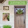 banjado Design Briefkasten Stahl weiß mit Zeitungsfach Produktbild-Vorschau 4