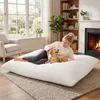 COSTWAY, pouf 2-in-1, sacco di fagioli con rivestimento Anteprima dell’immagine prodotto 9